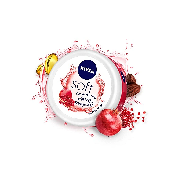 Nivea Soft Peppy Pomegranate Light Moisturizer 100ml