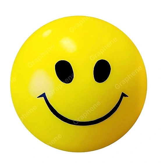 Smiley Ball Yellow Emoji Happy Smiley Face Soft Squeeze Squishy Foam Sponge Balls