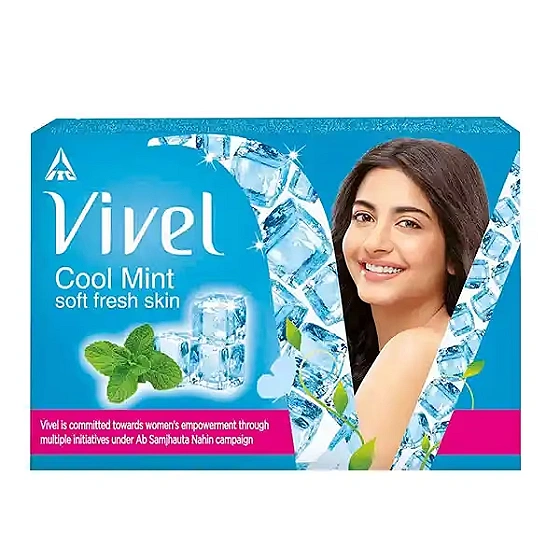 Vivel Cool Mint, Soft Fresh Skin Soap 100gm