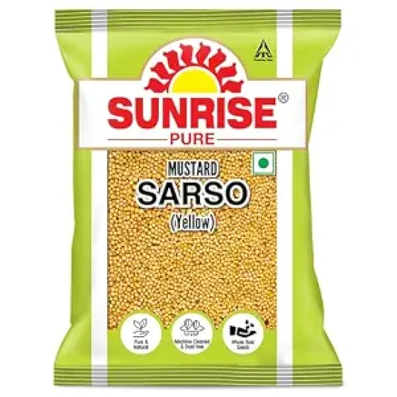 Sunrise Pure Mustard Yellow Whole Spice Pouch