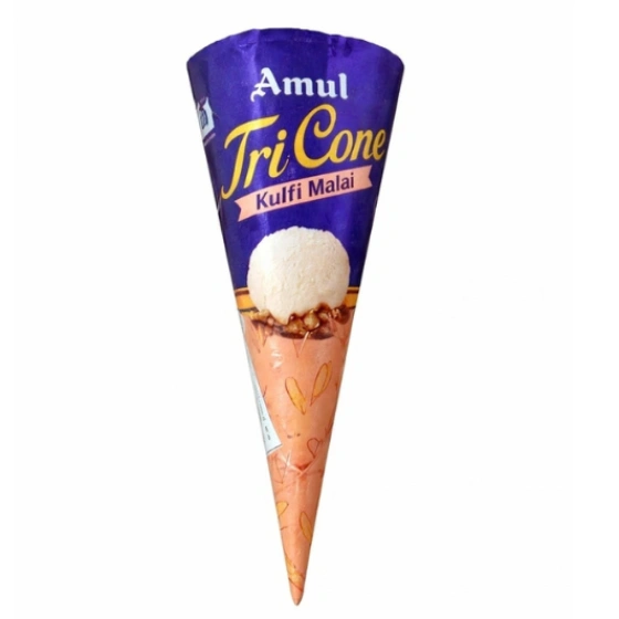 Amul Tricone Kulfi Malai Cones