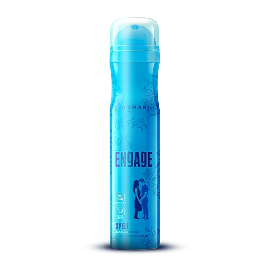 Engage Spell Deodorant Spray for Women 150ml | Citrus & Fruity | 24hr Freshness | Long Lasting | Skin Friendly | Dermat Tested | Deodorants Woman | Body Spray Women