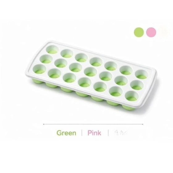 Pop It Ice Cube Tray Round 21 Cavities Each Pack of1 Silicone Bottom