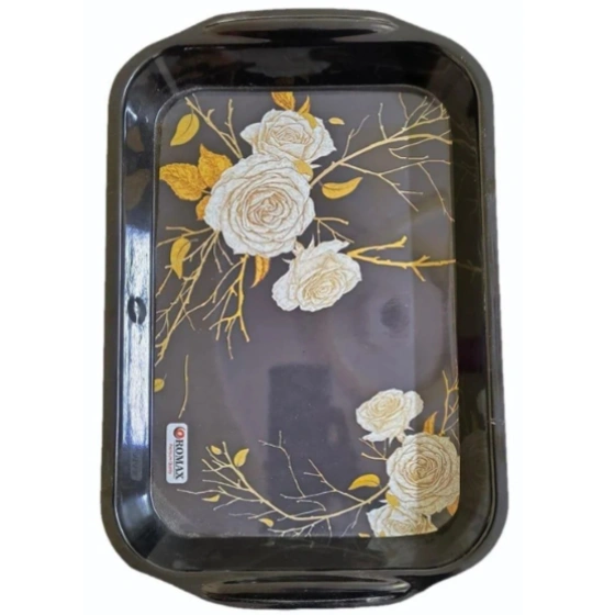 Oromax printed melamine tray 24.5 cm * 38.5 cm