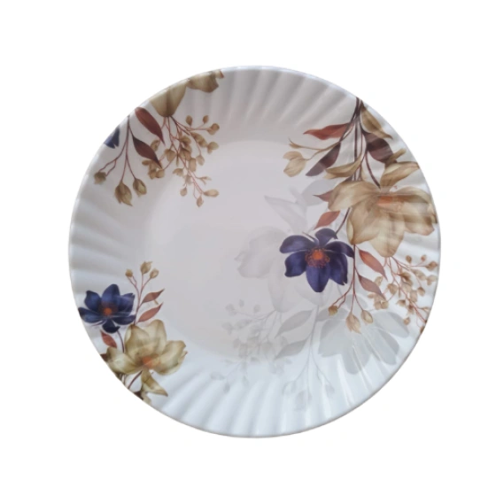 Flower melamine Saucer plate 20.5 cm