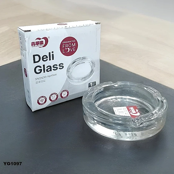 Crystal Glass Ashtray deli glass YG1097