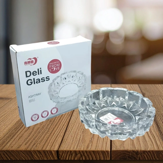Crystal Glass Ashtray deli glass YG1006