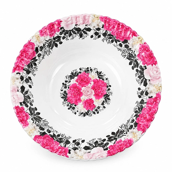 Floral Ceramic Serving Bowl
