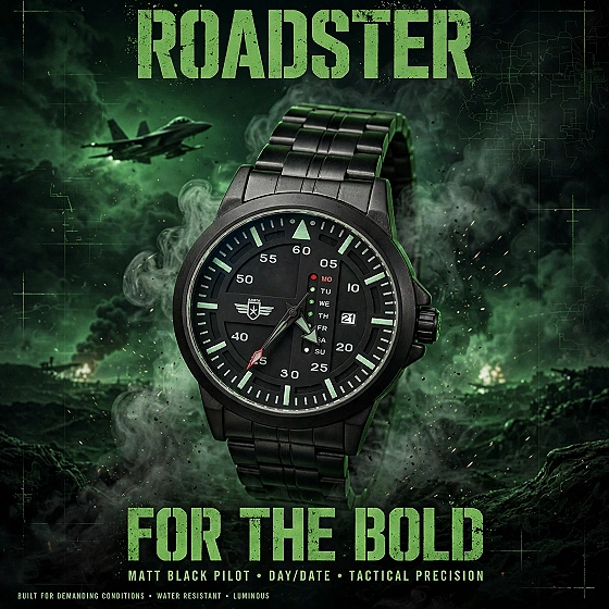 Roadster men's watch (Art. No. MFB-PN-LB-3018G, Style Code: 2280544)