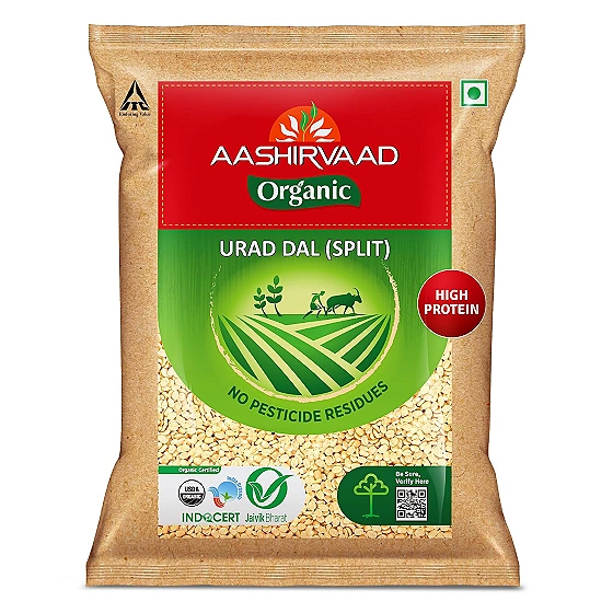Aashirvaad Organic Urad Dal (Split)