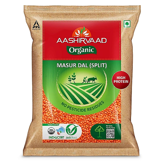 Aashirvaad Organic Masoor Dal