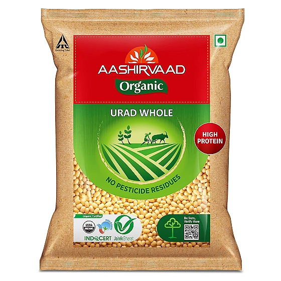 Aashirvaad Organic Urad Dal (Whole)