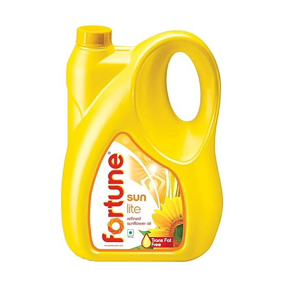 Fortune Sunlite Refined Sunflower Oil,4 Kg Jar