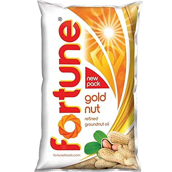 Fortune Goldnut Refined Groundnut Oil, 1L