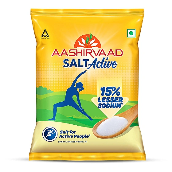 Aashirvaad Salt Active | 15% less sodium