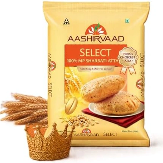 Aashirvaad Select Sharbati Atta, 10kg