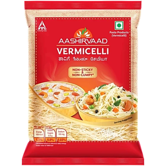 Aashirvaad Vermicelli, Made From Wheat, No Maida, 400 g