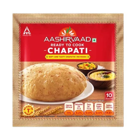 Aashirvaad Ready to Cook Chapati 400 g