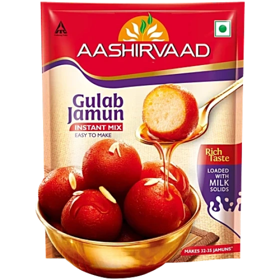 Aashirvaad Gulab Jamun Instant Mix, 175 g