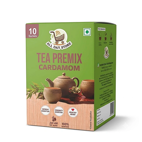Ready to drink tea - cardamom (10 sachet) All Day Store